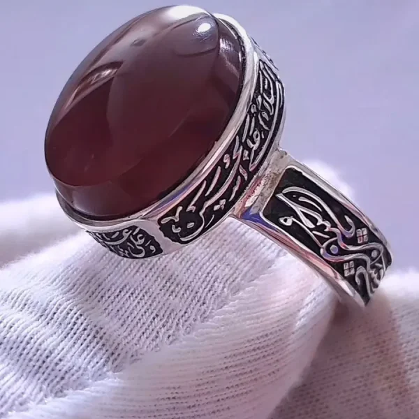 انگشتر نقره مردانه