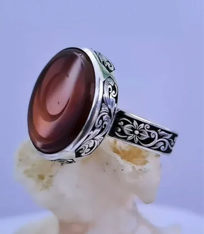 انگشتر نقره مردانه